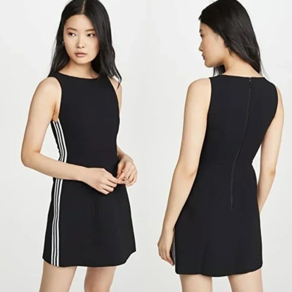 NWT Alice + Olivia dress with black and white stripes size 4